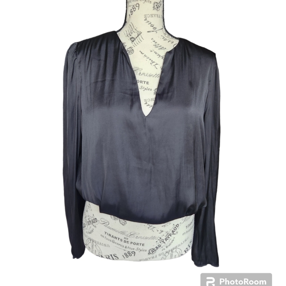 Silky cropped top